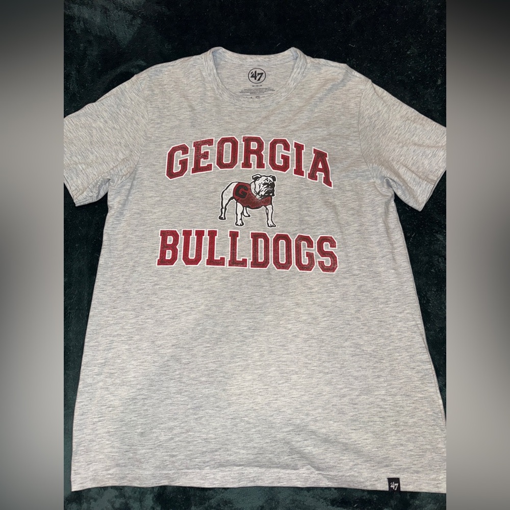Georgia Bulldogs T-Shirt | UGA College Football Graphic Tee | Light Gray